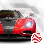 Racing Master top up checkout page with GCash payment option selected for diamonds or gems purchase