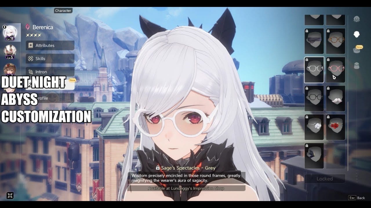 Duet Night Abyss 遊戲內左上角菜單顯示 UID 與複製按鈕的畫面