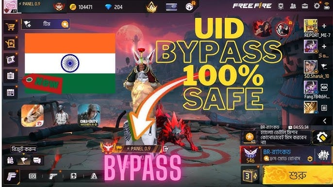 Taka app screen showing where to find UID and server information before topping up coins