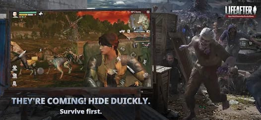 LifeAfter 앱 내 결제 후 Google Play 또는 Apple ID 구매 내역에서 주문 상태를 확인하는 화면 예시