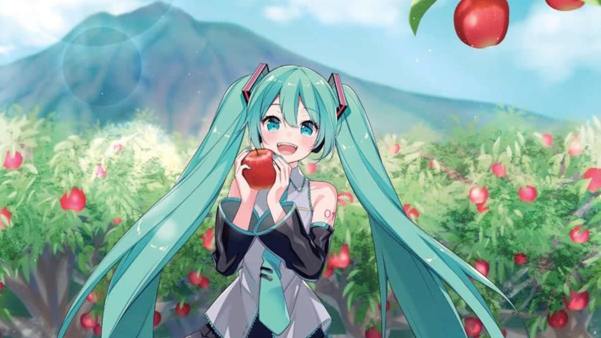 Example Apple App Store purchase history or receipt screen for a Hatsune Miku: Colorful Stage crystals top-up