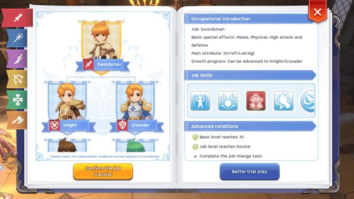 Ragnarok M: Classic in-game profile or avatar screen showing where Character ID or account details are located