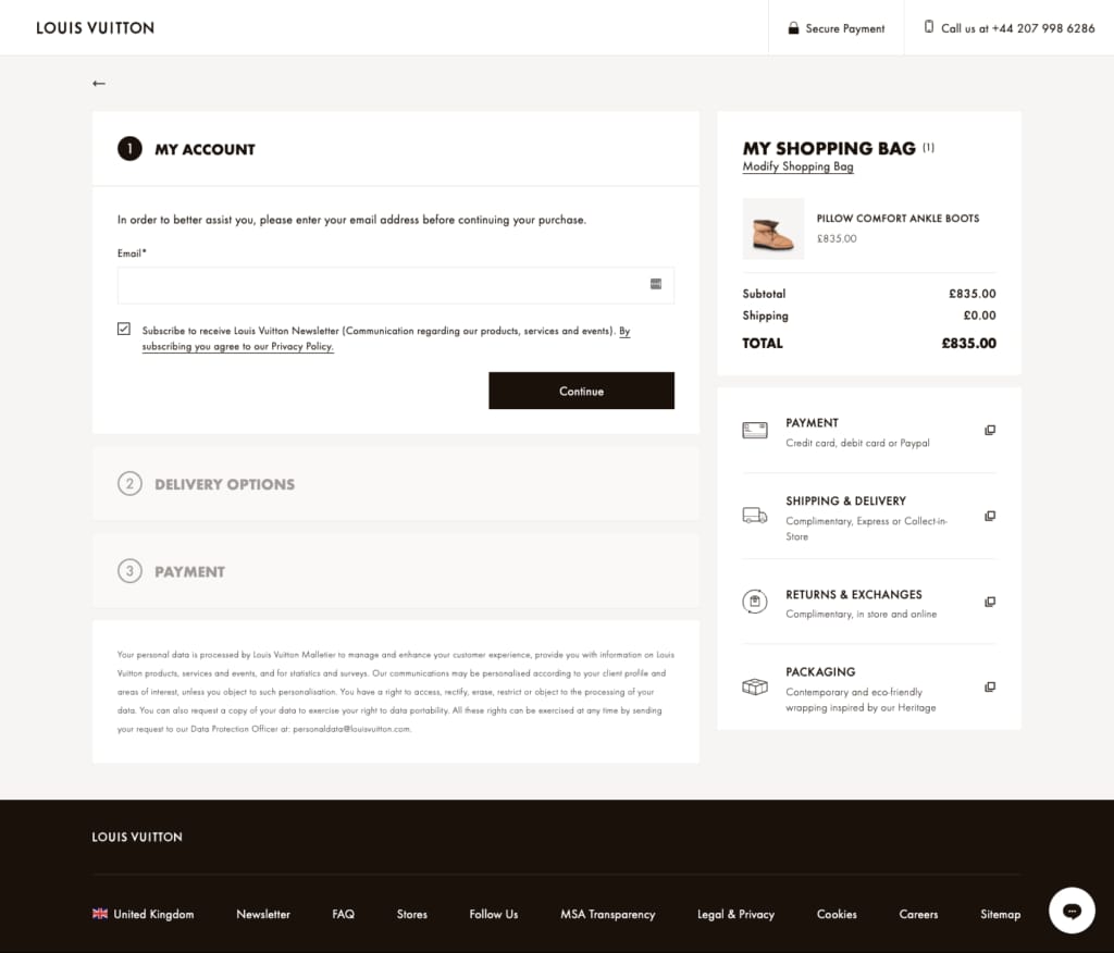 Comparison of Fancy app purchase and web checkout showing different payment routes with the same UID delivery logic