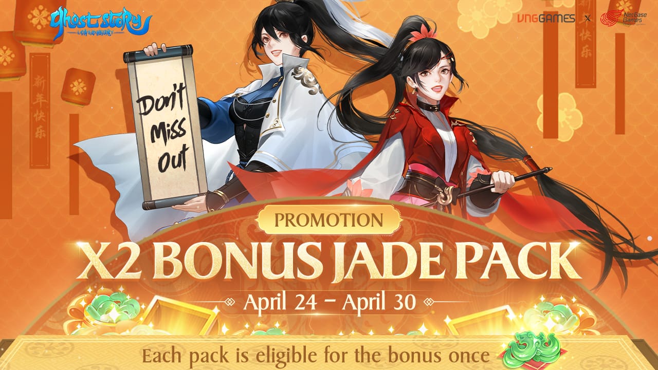 Comparison visual showing Ghost Story Love Destiny premium or subscription purchases versus Jade consumable credits that usually cannot be restored on iPhone.