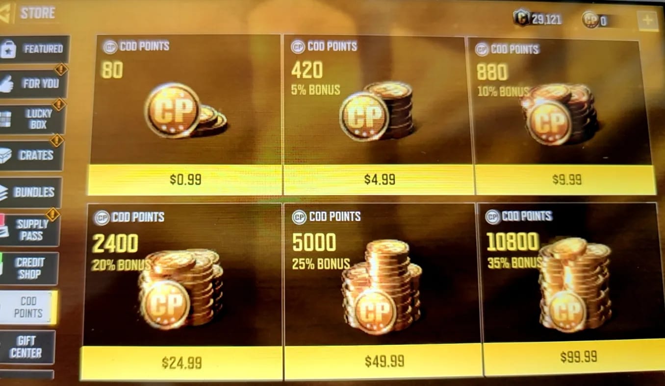 Call of Duty: Mobile CP Top Up Pending or Delayed?