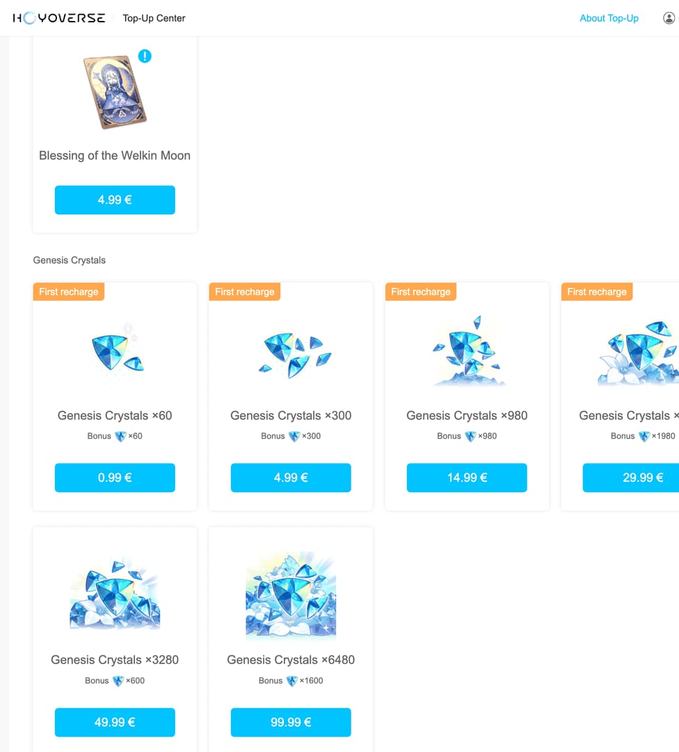 How to Top Up Genshin Impact Without a Credit Card?