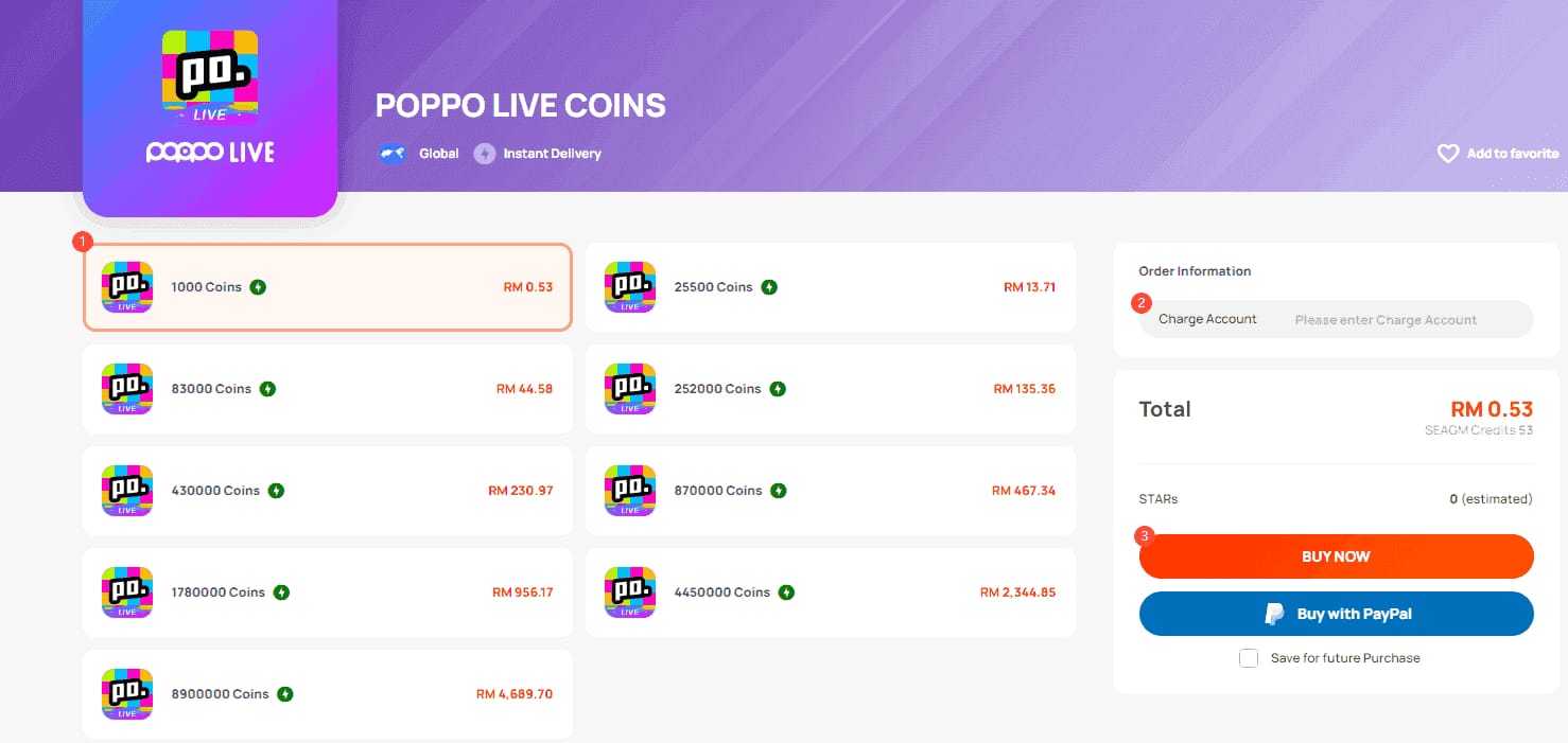How to Top Up Poppo Live Coins Without a Credit Card?