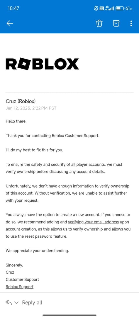 Guide visual showing Roblox top up waiting steps including transaction history, receipt check, and support contact
