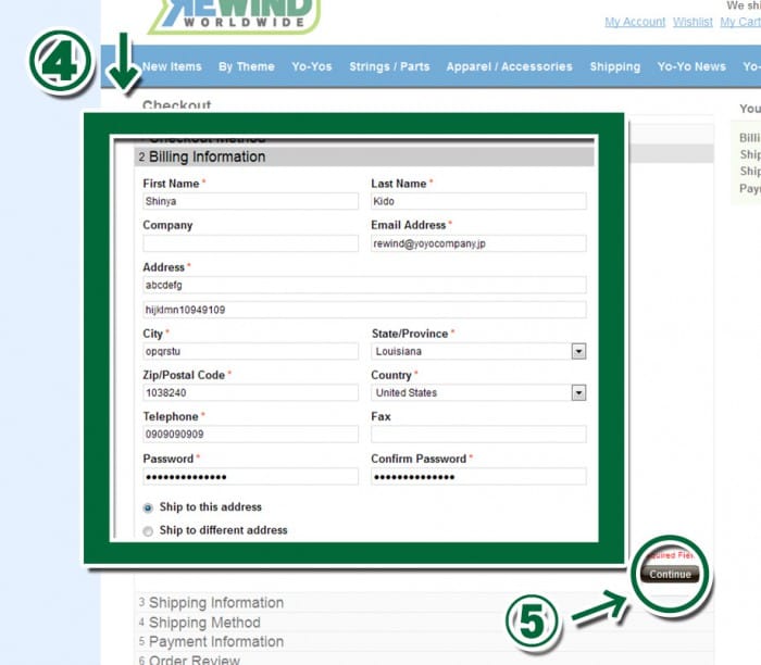 Yoyo Coins checkout page showing payment method options for a top-up purchase