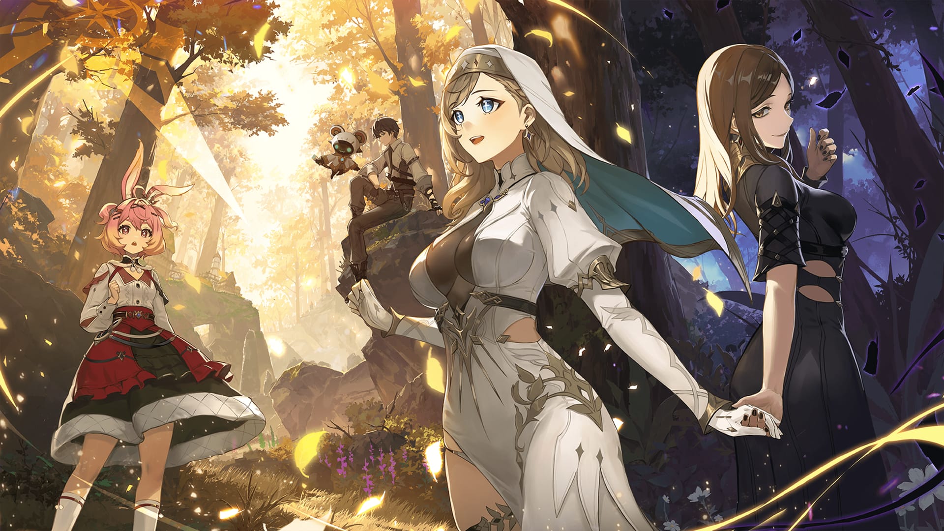 Guide image showing Rememento: White Shadow account screen, UID location, server check, and app store region verification steps