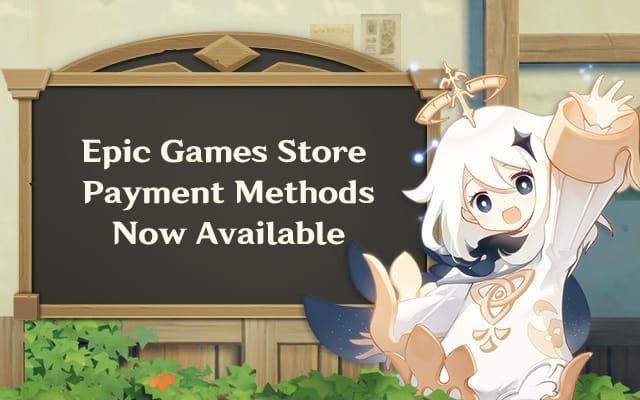 Genshin Impact payment or checkout screen showing recharge confirmation and payment method step