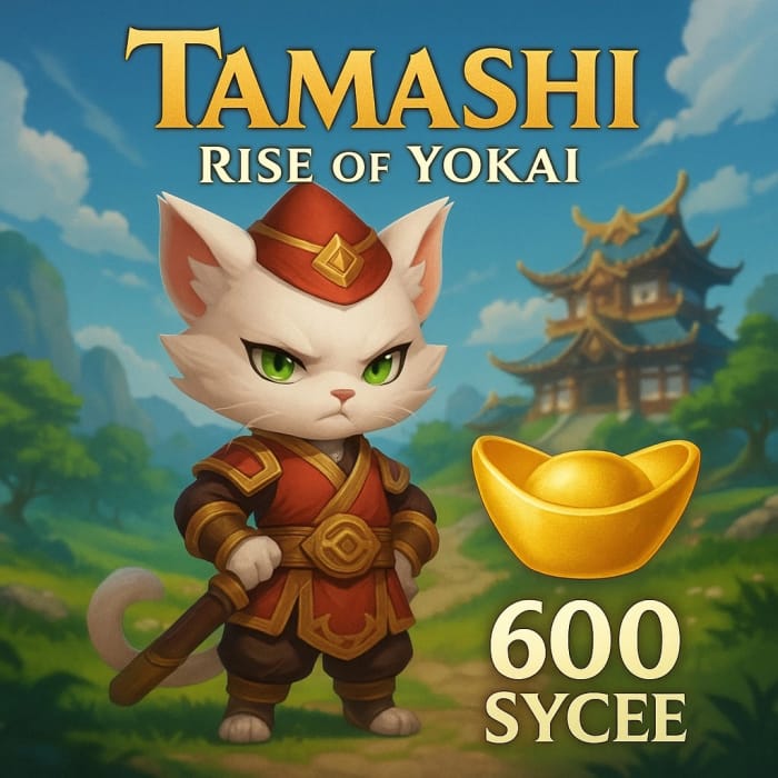 Tamashi: Rise of Yokai Sycee order support or troubleshooting screen for delayed or missing top-ups
