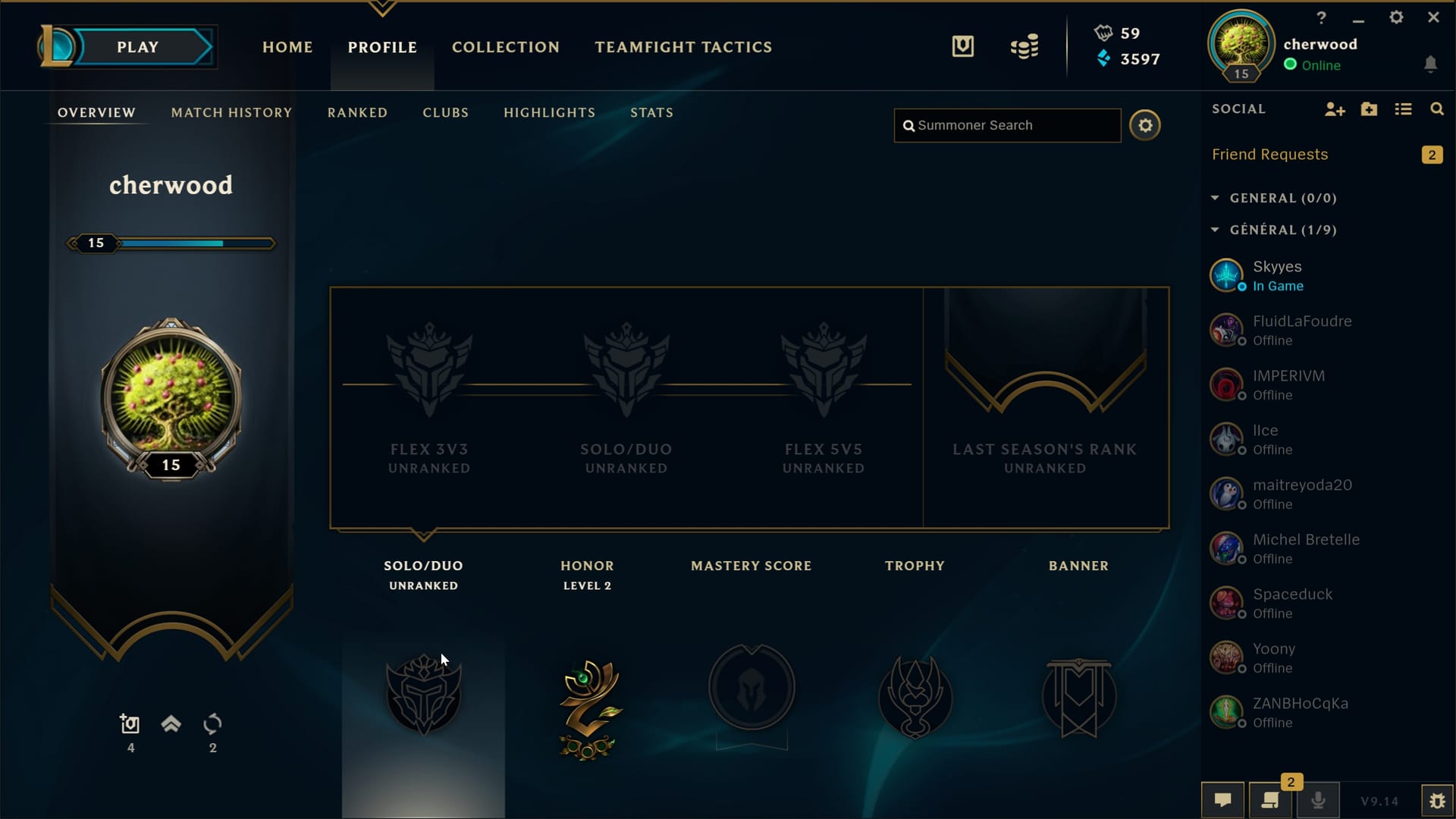 Example League of Legends profile screenshot showing Riot ID and server details to confirm the correct RP recipient