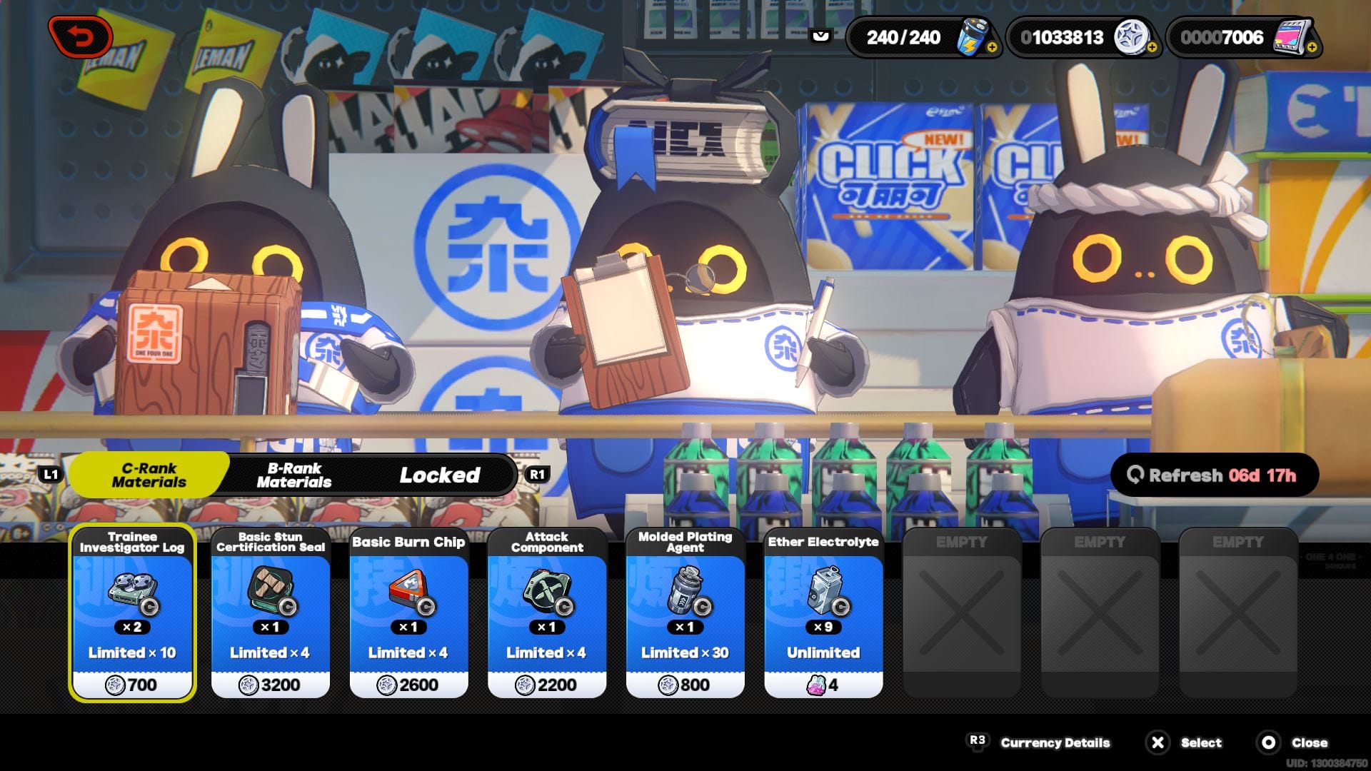 Zenless Zone Zero top-up checkout screen showing payment method options