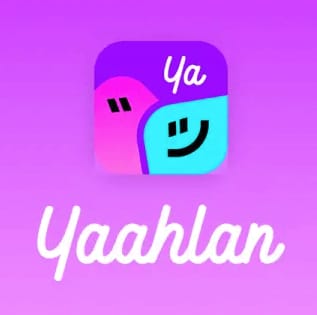 Yaahlan top-up payment screen showing USDT checkout details and network selection before sending crypto
