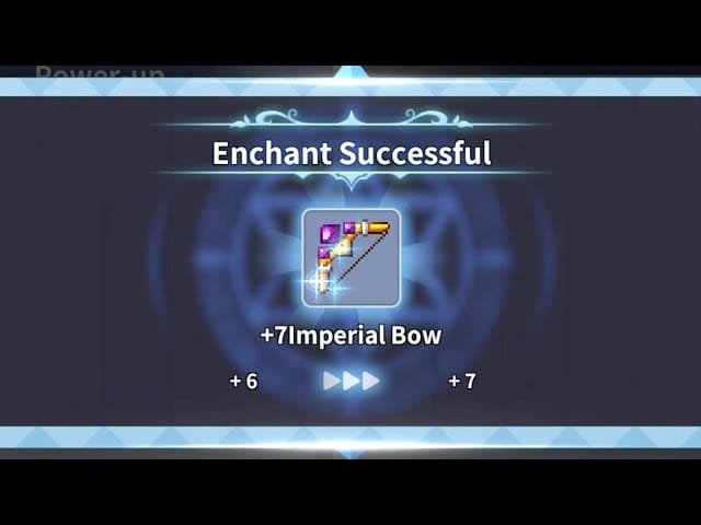 IMO enchant interface showing armor upgrade process and risk breakpoint context
