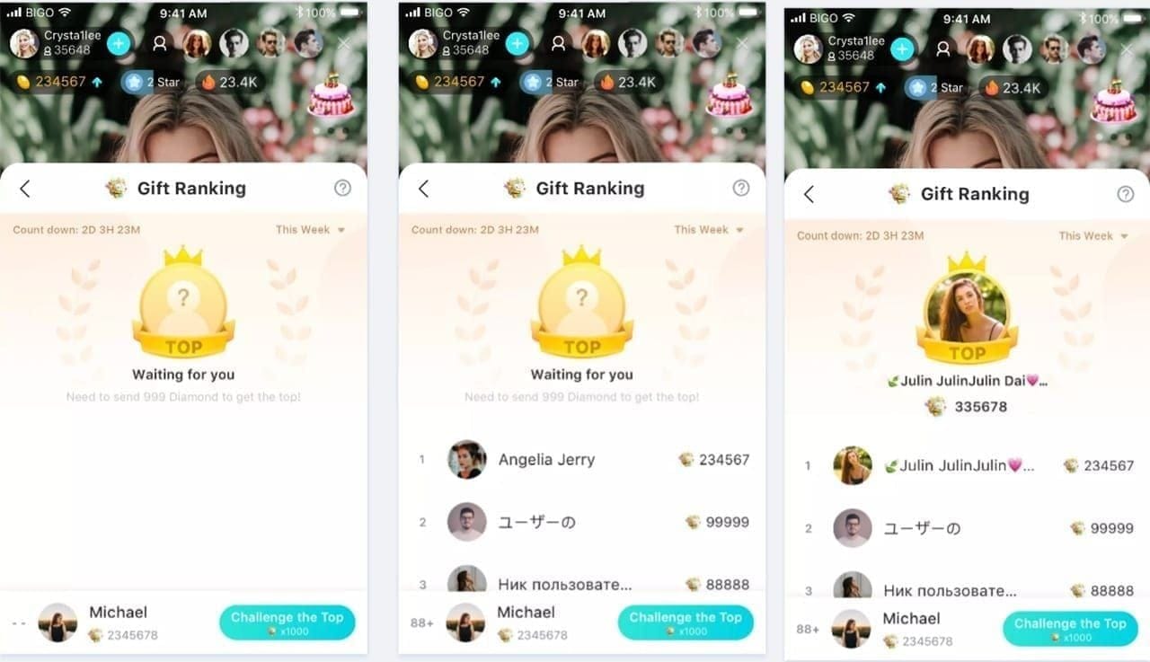Bigo Live Diamonds support and wallet interface for checking delayed or missing rewards