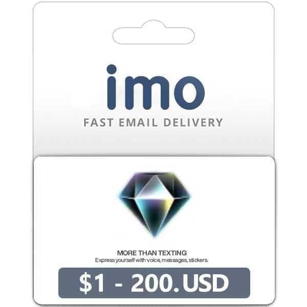 IMO app wallet or My Diamonds screen where users check whether purchased diamonds have been delivered.