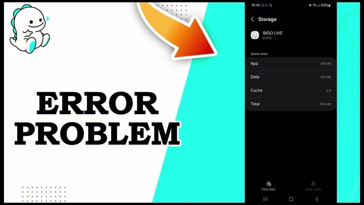 Bigo Live Diamonds payment troubleshooting visual for region mismatch and Error 4301