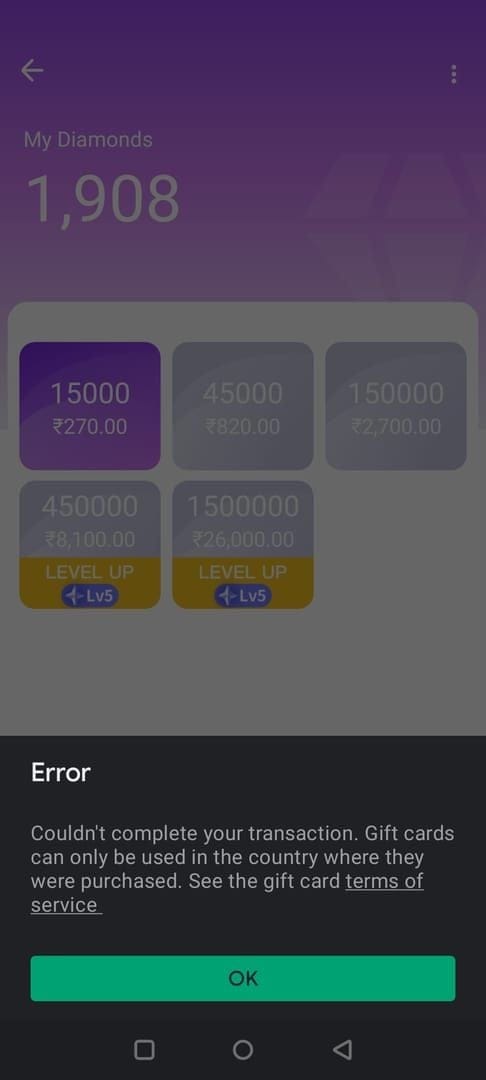 Chamet Diamond Top Up Failed: How to Fix Common Payment Issues?