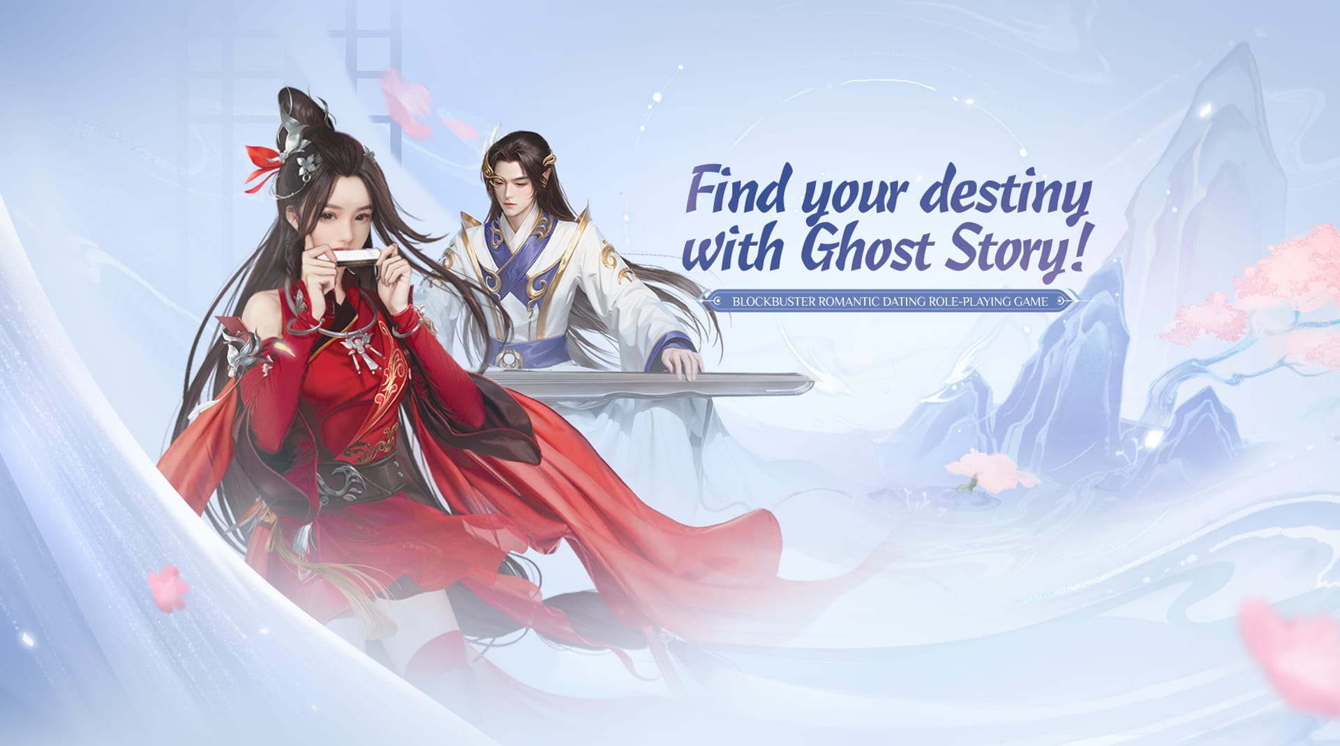 Ghost Story Love Destiny troubleshooting or support screen for users whose premium purchase remains locked after restore on iPhone.