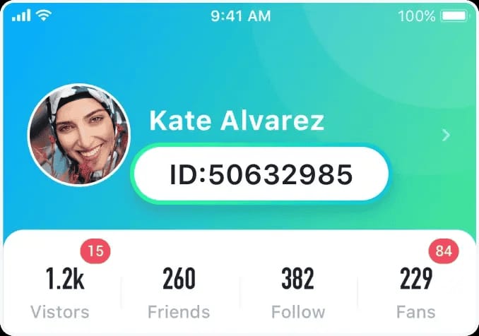 YoHo app screen showing where to find the User ID for Yoho Coins Top Up