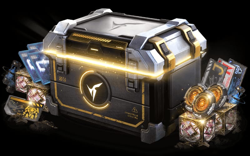 RF Online Next 遊戲內保管箱介面畫面，用於確認儲值商品是否已發送到帳