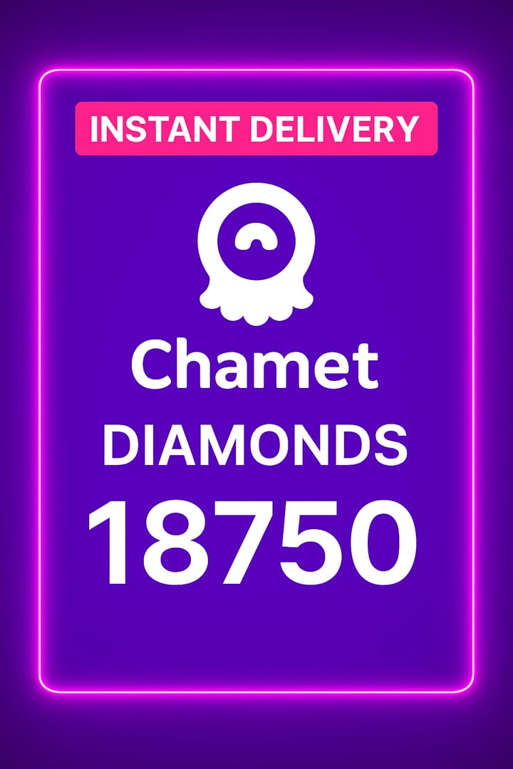 Guide-style Chamet Diamond checkout or wallet screen showing price, diamond amount, and bonus fields for value calculation
