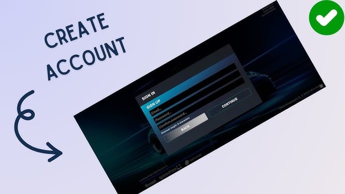 Guide image showing how to open the CarX Street account or profile screen and verify the Player ID before payment