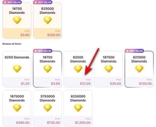 Step-by-step Chamet Diamond beginner routine showing login rewards, Reward Center, Task Center, and announcements