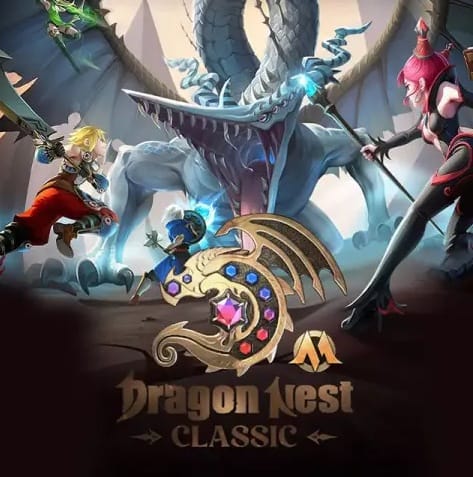 Dragon Nest M Classic Cash top-up checkout page with package selection and GCash payment option