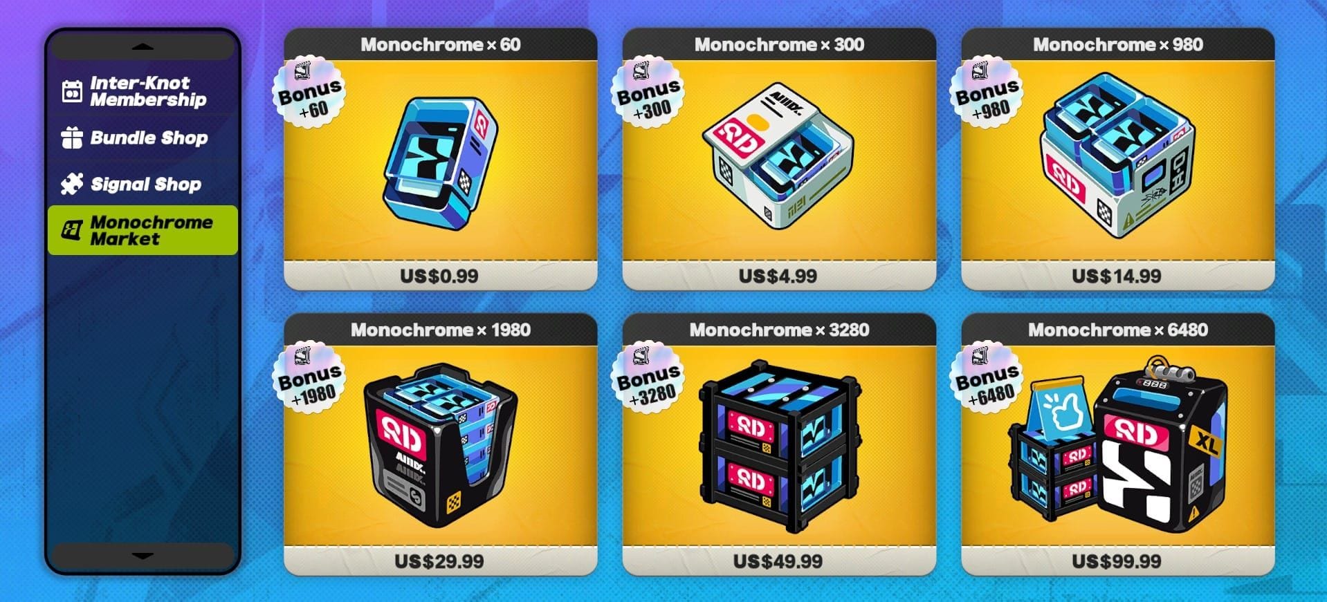 Zenless Zone Zero Monochrome Market checkout with Apple Pay confirmation on iPhone