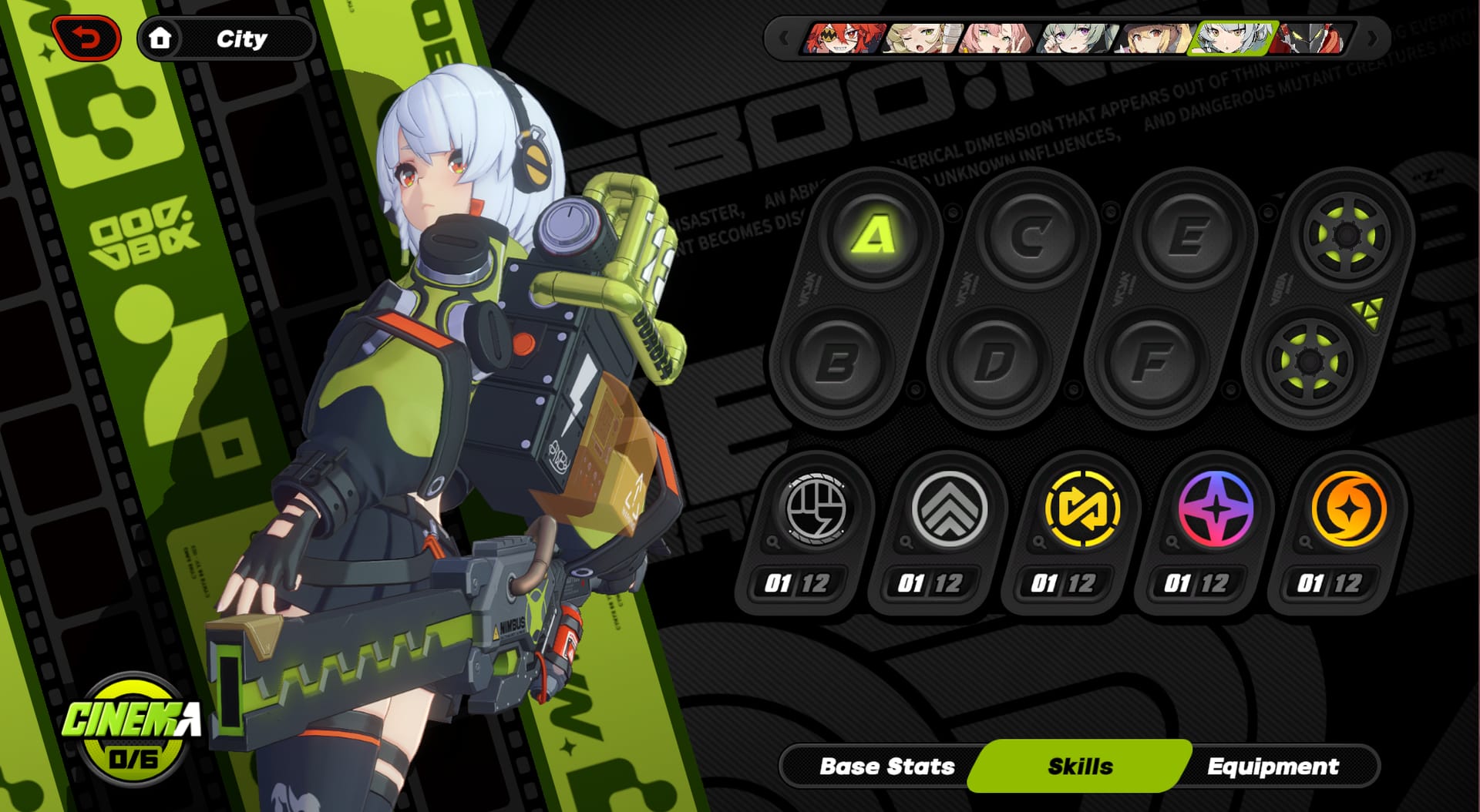 Guide image showing Zenless Zone Zero team rotation flow for support setup, stun or anomaly buildup, and burst damage timing